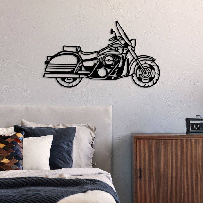 Wallity Escultura de pared Motorcycle en negro Wallity Escultura de pared Motorcycle en negro